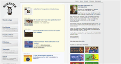 Desktop Screenshot of musekater.de