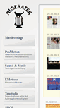 Mobile Screenshot of musekater.de