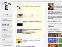 Tablet Screenshot of musekater.de